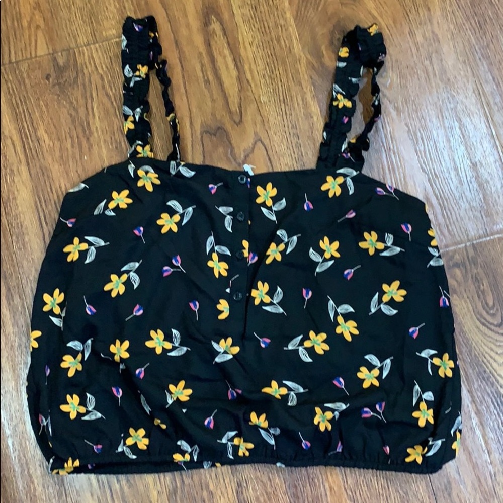 Floral crop top